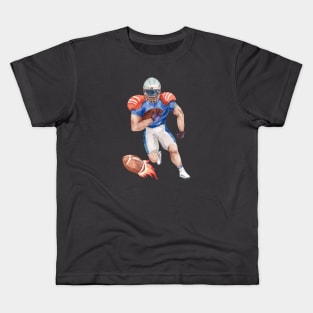 American Football player Kids T-Shirt